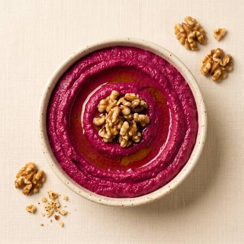 Beetroot & Walnuts Hummus