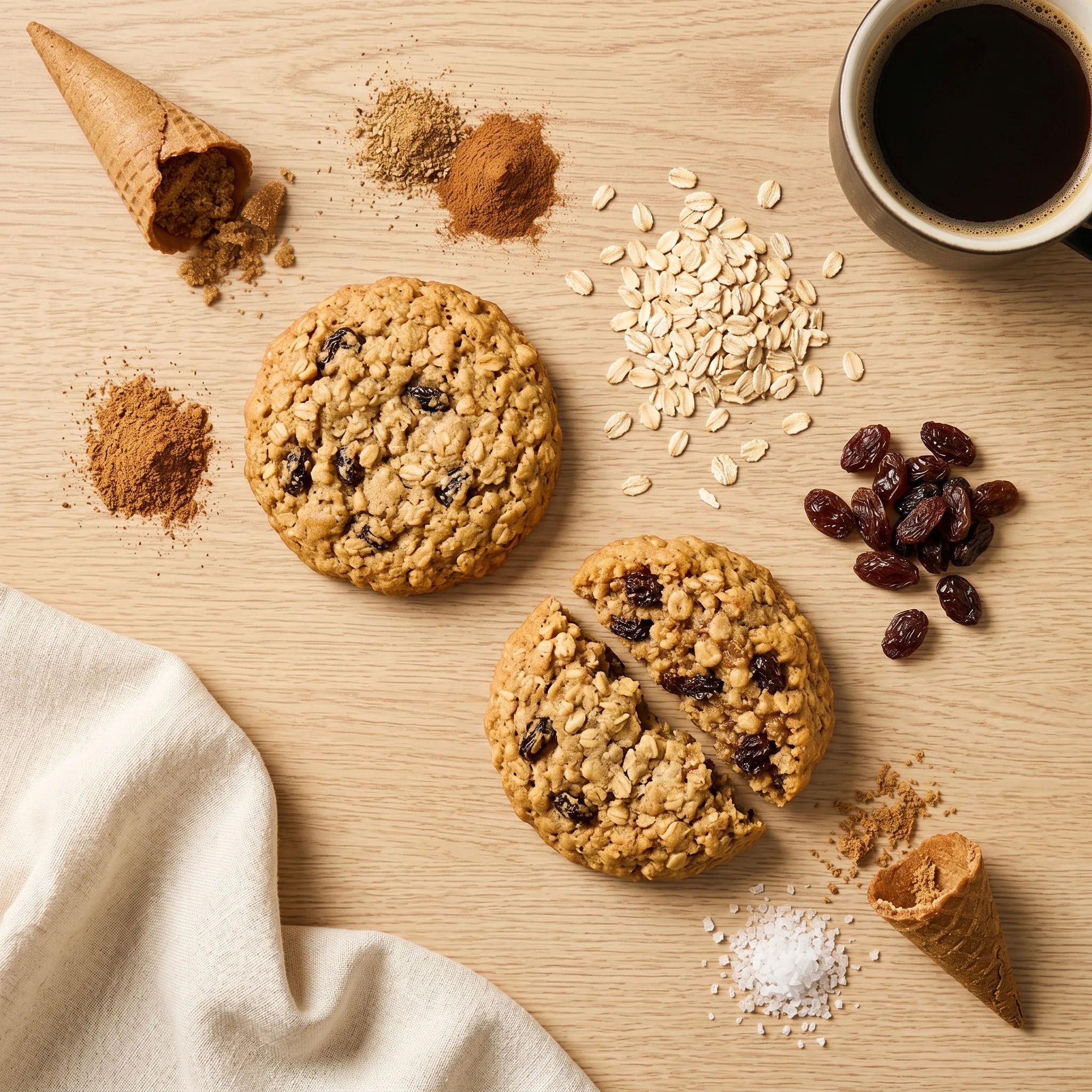 Cozy Oat Cookie — Oatmeal & Raisin Cookie